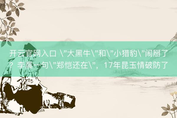 开云官网入口 